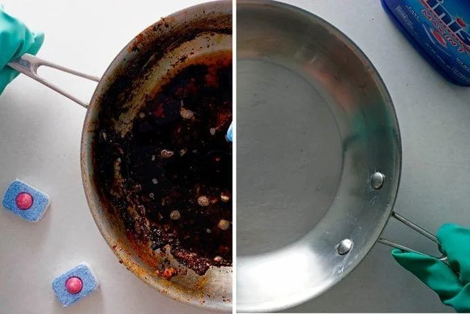 How to Clean a Burnt Frying Pan